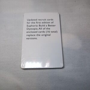 Stonemaier Games: Euphoria - Build a Better Dystopia- 16x Recruit Cards ONLY